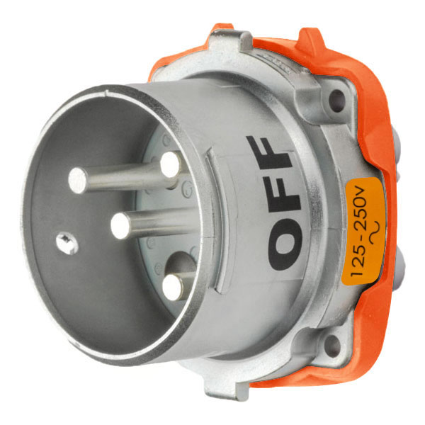 37-68076 - DS60 INLET METAL SIZE 4 TYPE 3R 2P+N+G 60A 125/250 VAC 60 Hz NO AUX
